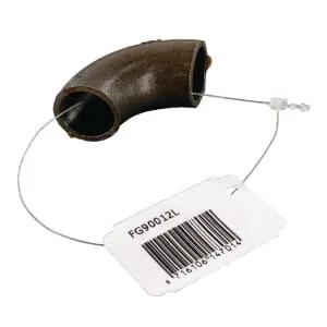 Kramp - FG90012L - Anschweiß Bogen 90° schwarz