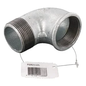 Kramp - FG92112L - Bogen Innengewinde/Außengewinde Zink