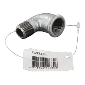Kramp - FG9238L - Bogen Innengewinde/Außengewinde Zink