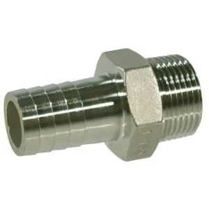 Kramp - FGSPI1114RVS - Schlauch Verbinder Edelstahl 11mm x M