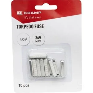 Kramp - FS10040A - Torpedo Sicherung Keramik 40A Grau (x10)