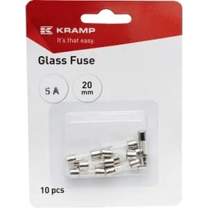 Kramp - FS1005A - Glassicherung 5A 20mm (x10)