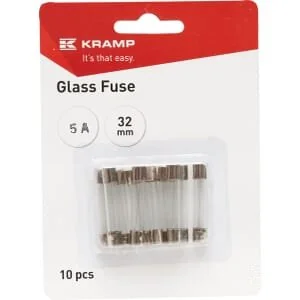 Kramp - FS1505A - Glassicherung 5A 32mm (x10)