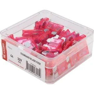 Kramp - FS2004A - Standard Stecksicherung 4A Pink (x50)