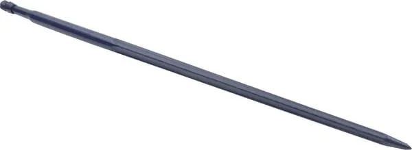 Kramp - FT410451KR - Ladezinken, Gerade, Sternprofil 35x1100mm, Spitze mit M22x1.5mm Mutter, Blau