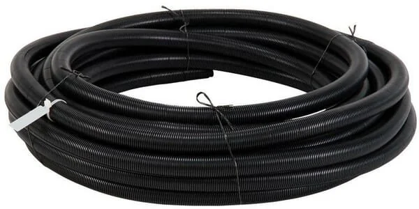 Kramp - FTBL32025 - Schutzrohr 32mm 25m Flexibel Gewellt, Offen, Schwarz