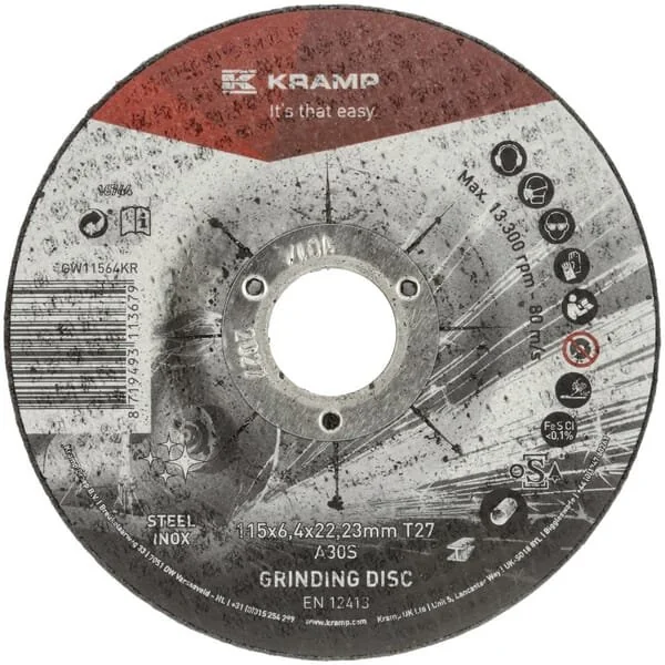 Kramp - GW11564KR - Schleifscheibe 115x6.4mm