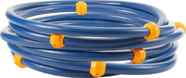 Kramp - HD103825SB - Hochdruck Schlauch 25m 2SC DN10 Blau Außengewinde, Mit Gleitkugeln