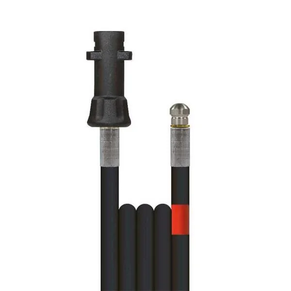 Kramp - HD993208 - Kanalreinigungsschlauch 8m DN5 200bar Kaercher Stecker Mit Düse 3x0.8