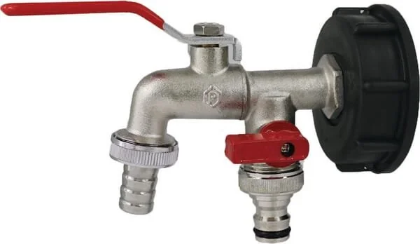Kramp - IBC212 - IBC-Adapter S60x6 Mit Doppelabgang