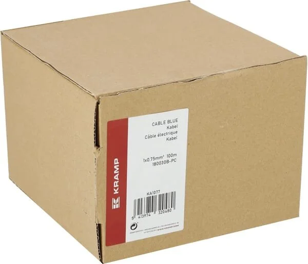 Kramp - KA1077 - Kabel 1x0.75mm² Blau 100m