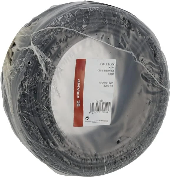 Kramp - KA11005 - Kabel 1x10mm² Schwarz 50m