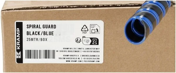 Kramp - KBV13BBP025KR - Spiral-Schutz Schwarz/Blau 13-18 25m
