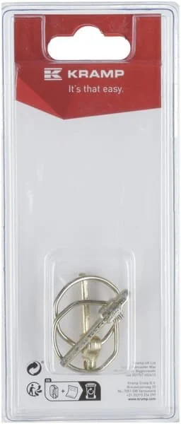 Kramp - KR02380000P02B - Klappstecker 3.8mm x 24mm (2)