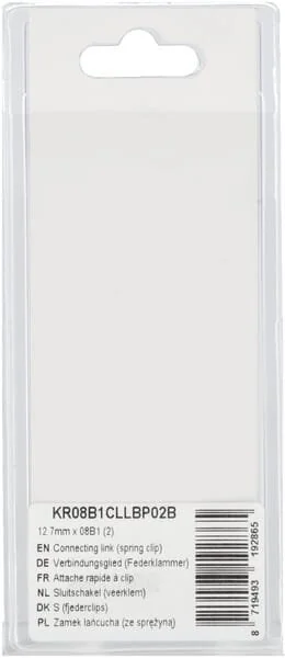 Kramp - KR08B1CLLBP02B - Verbindungsglied (Federklammer) 12.7mm X 08B1 (2)