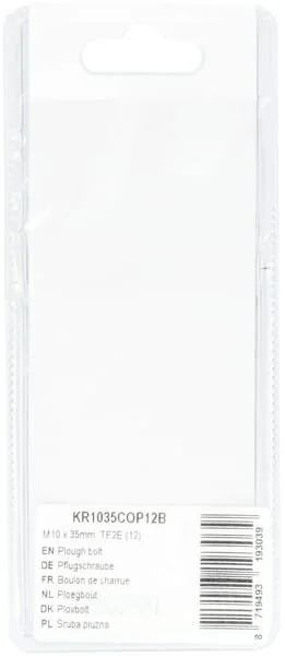 Kramp - KR1035COP12B - Pflugschraube M10x35mm, TF2E (12)