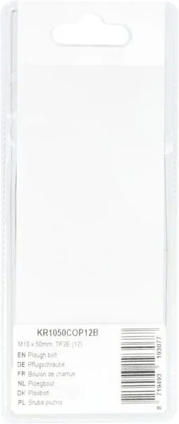 Kramp - KR1050COP12B - Pflugschraube M10x50mm, TF2E (12)