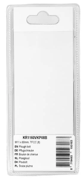 Kramp - KR1160VKP08B - Pflugschraube M11x60mm, TFCC (8)