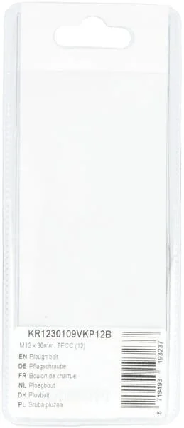Kramp - KR1230109VKP12B - Pflugschraube M12x30mm, TFCC (12)