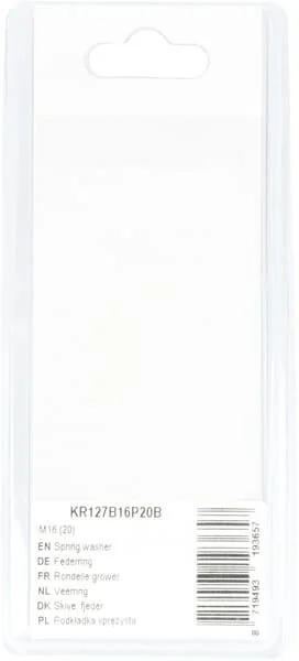 Kramp - KR127B16P20B - Federscheibe M16 (20)