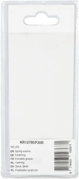 Kramp - KR127B5P20B - Federscheibe M5 (20)