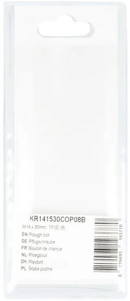 Kramp - KR141530COP08B - Pflugschraube M14x30mm, TF2E (8)