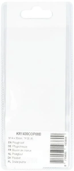 Kramp - KR1430COP08B - Pflugschraube M14x30mm, TF2E (8)