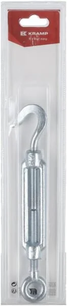 Kramp - KR148010HGP01B - Spannschloss Haken/Auge M10x210-295mm (1)