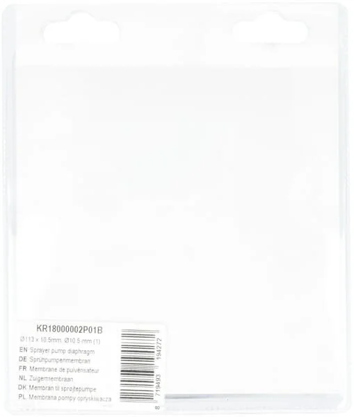 Kramp - KR18000002P01B - Spritzenpumpenmembran Durchmesser 113x10.5mm (1)