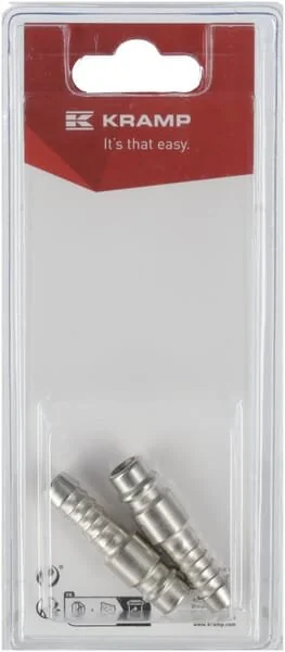 Kramp - KR25SFTF08P02B - Schnellkupplungsnippel 8mm (2)