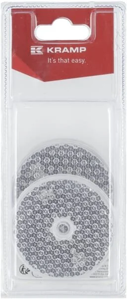 Kramp - KR300003020P02B - Reflektor Rund Weiß (2)