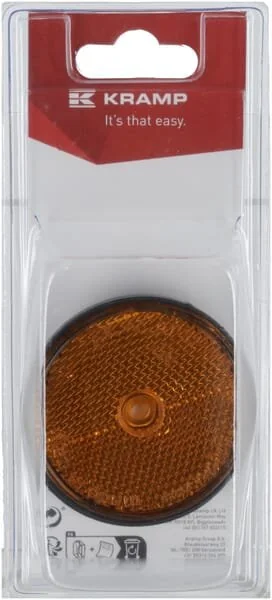 Kramp - KR484066P02B - Reflektor Rund Orange (2)