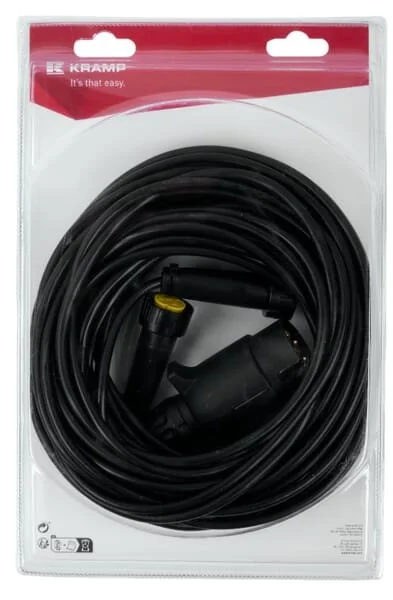 Kramp - KR581022057P01B - Kabel 7-Polig/Bajonett 7m, 5-Polig (1)