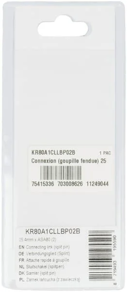 Kramp - KR80A1CLLBP02B - Verbindungsglied (Splint) 25.4mm X ASA80 (2)