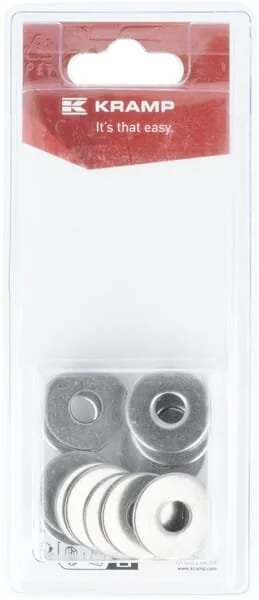 Kramp - KR90218RVSP20B - Flachrundschraubenunterlegscheibe S. Steel M8x24 Diameter (20)
