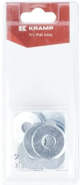 Kramp - KR9021A10P10B - Flachrundschraubenunterlegscheibe M10x30 Diameter (10)