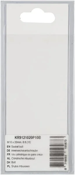 Kramp - KR9121020P10B - Steckschraube M10x20mm, 8.8 (10)