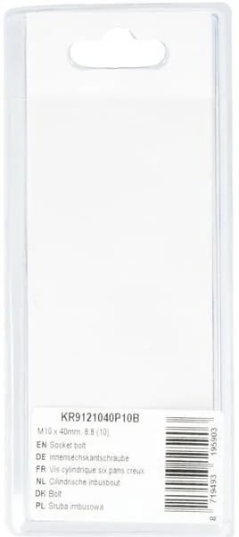 Kramp - KR9121040P10B - Steckschraube M10x40mm, 8.8 (10)