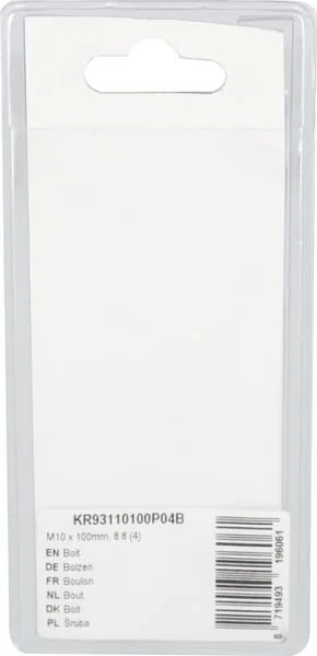 Kramp - KR93110100P04B - Bolzen mm, 8.8 (4)