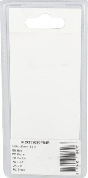 Kramp - KR9311090P04B - Bolzen mm, 8.8 (4)