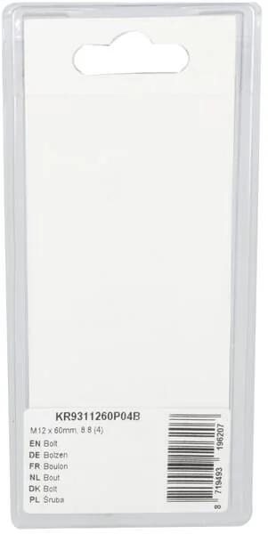 Kramp - KR9311260P04B - Bolzen mm, 8.8 (4)