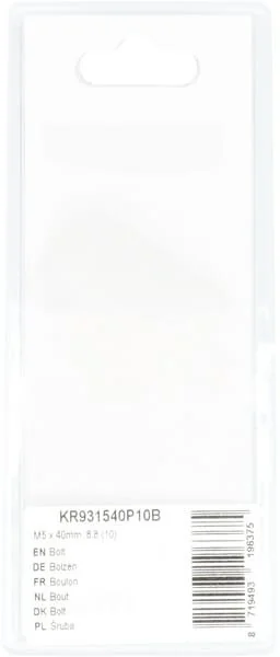 Kramp - KR931540P10B - Schraube Mm, 8.8 (10)