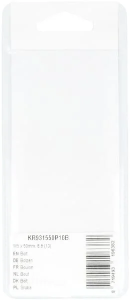 Kramp - KR931550P10B - Schraube Mm, 8.8 (10)