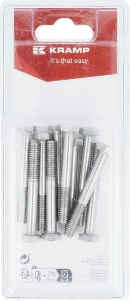 Kramp - KR931650RVSP10B - Bolzen Edelstahl Mm, A2 (10)