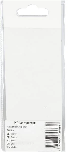Kramp - KR931660P10B - Schraube Mm, 8.8 (10)