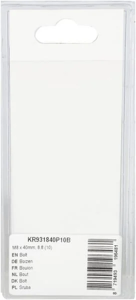 Kramp - KR931840P10B - Schraube Mm, 8.8 (10)