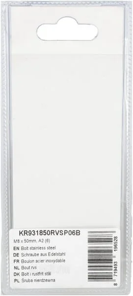 Kramp - KR931850RVSP06B - Bolzen Edelstahl Mm, A2 (6)