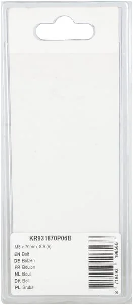 Kramp - KR931870P06B - Bolzen mm, 8.8 (6)
