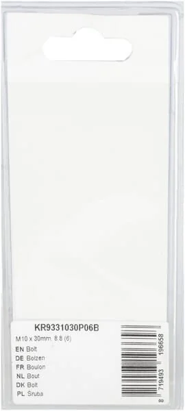 Kramp - KR9331030P06B - Bolzen mm, 8.8 (6)