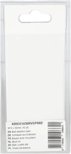 Kramp - KR9331030RVSP06B - Bolzen Edelstahl Mm, A2 (6)